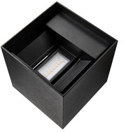 NORDLUX Outdoor wall light Milda Kubi IP44, black - Garden Lighting