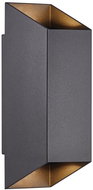 NORDLUX LED outdoor wall light Nico Square IP54 - black - Garden Lighting