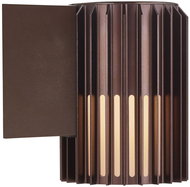 NORDLUX Outdoor wall lamp Aludra IP54 - brown - Garden Lighting