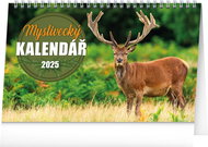 NOTIQUE Table hunting calendar 2025, 23,1 × 14,5 cm - Desk Calendar