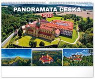 NOTIQUE Wall calendar Panorama of the Czech Republic 2025, 48 × 33 cm - Wall Calendar