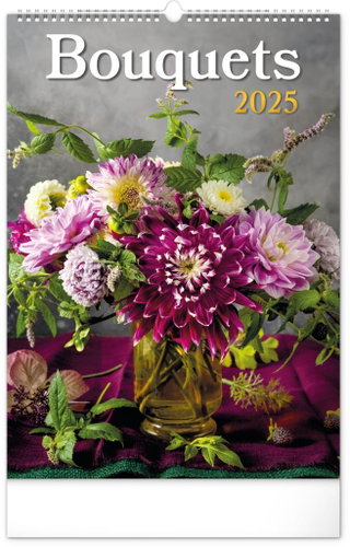NOTIQUE Wall calendar Bouquet 2025, 33 × 46 cm - Wall Calendar - Main image