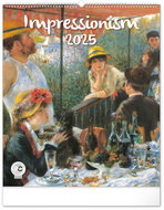 NOTIQUE Wall calendar Impressionism 2025, 48 × 56 cm - Wall Calendar