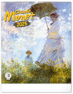 NOTIQUE Wall calendar Claude Monet 2025, 48 × 56 cm - Wall Calendar