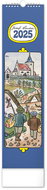 NOTIQUE Wall calendar Josef Lada 2025, 12 × 48 cm - Wall Calendar
