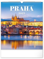 NOTIQUE Wall calendar Prague 2025, 30 × 34 cm - Wall Calendar