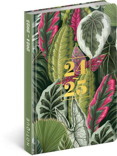 NOTIQUE 18-month diary Petito - Leaves 2024/2025, 11 × 17 cm - Planner - Main image