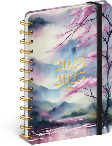 NOTIQUE Spiral 18-month diary Petito - Sakura 2024/2025, 13 × 18 cm - Planner - Main image