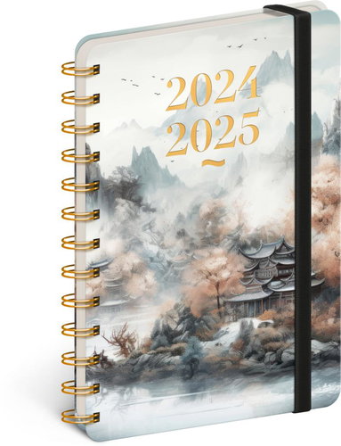 NOTIQUE Spiral 18-month diary Petito - Japan 2024/2025, 13 × 18 cm - Planner - Main image