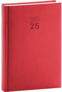 NOTIQUE Diary Aprint 2025, red, 15 × 21 cm - Planner