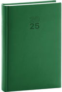 NOTIQUE Denní diář Aprint 2025, zelený, 15 × 21 cm - Diář
