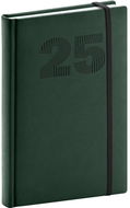 NOTIQUE Denní diář Vivella Top 2025, zelený, 15 × 21 cm - Diář