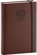 NOTIQUE Daily diary Aprint Top 2025, brown, 15 × 21 cm - Planner