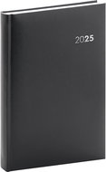 NOTIQUE Daily diary Balacron 2025, black, 15 × 21 cm - Planner