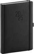 NOTIQUE Diary Diamante 2025, black, 15 × 21 cm - Planner