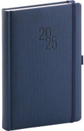 NOTIQUE Diary Diamante 2025, blue, 15 × 21 cm - Planner