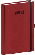 NOTIQUE Diary Diario 2025, burgundy, 15 × 21 cm - Planner