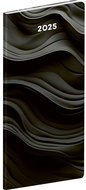 NOTIQUE Pocket diary Waves 2025, monthly planner, 8 × 18 cm - Planner
