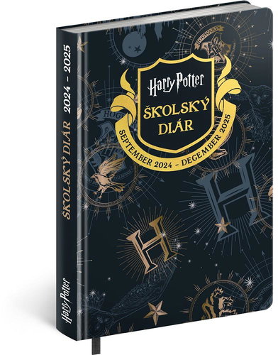 NOTIQUE Harry Potter school diary (September 2024 - December 2025), 9,8 × 14,5 cm - Planner - Main image