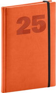 NOTIQUE Weekly diary Vivella Top 2025, orange, 15 × 21 cm - Planner