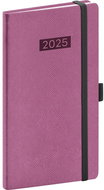 NOTIQUE Pocket diary Diario 2025, pink, 9 × 15,5 cm - Planner