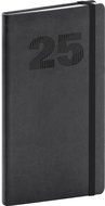 NOTIQUE Pocket diary Vivella Top 2025, black, 9 × 15,5 cm - Planner