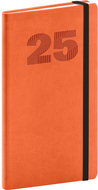NOTIQUE Pocket diary Vivella Top 2025, orange, 9 × 15,5 cm - Planner