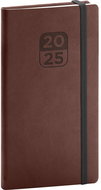 NOTIQUE Pocket diary Aprint Top 2025, brown, 9 × 15,5 cm - Planner