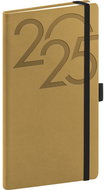 NOTIQUE Pocket diary Ajax 2025, gold, 9 × 15,5 cm - Planner