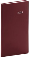 NOTIQUE Pocket diary Balacron 2025, burgundy, 9 × 15,5 cm - Planner