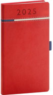 NOTIQUE Pocket diary Tomy 2025, red-blue, 9 × 15,5 cm - Planner