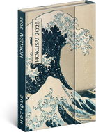 NOTIQUE Týdenní magnetický diář Katsushika Hokusai 2025, 11 × 16 cm - Diář