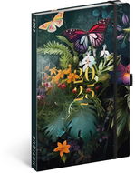 NOTIQUE Týdenní diář Motýl 2025, 13 × 21 cm - Diář