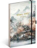 NOTIQUE Týdenní diář Japonsko 2025, 13 × 21 cm - Diář