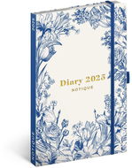 NOTIQUE Týdenní diář Porcelán 2025, 13 × 21 cm - Diář