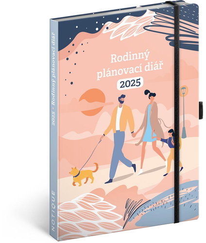 NOTIQUE Family diary - all parents' helper 2025, 15 × 21 cm - Planner - Main image