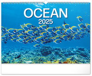 NOTIQUE Wall calendar Ocean 2025, 48 × 33 cm - Wall Calendar