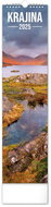 NOTIQUE Wall calendar Landscape 2025, 12 × 48 cm - Wall Calendar