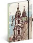 NOTIQUE Notes Praha, linkovaný, 13 × 21 cm - Zápisník