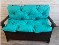Quilted seating JONAS, garden bench cushion - seat with backrest, TYRKYSOVÁ, 180x60x50, Mybesthom - Cushion
