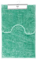 Bathroom + toilet mat - set of 2 BORNEO, green, 50x80 cm, 40x50 cm Mybesthome - Bath Mat