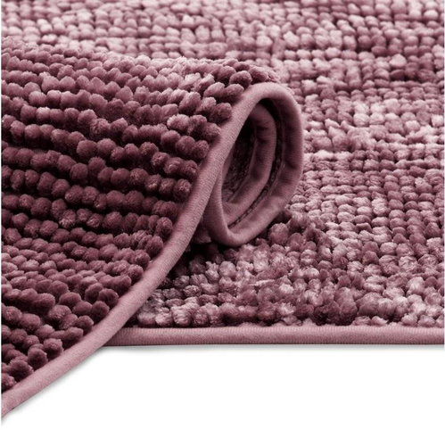 Bathroom mat BALI, purple, 70x120 cm Mybesthome - Bath Mat - Main image