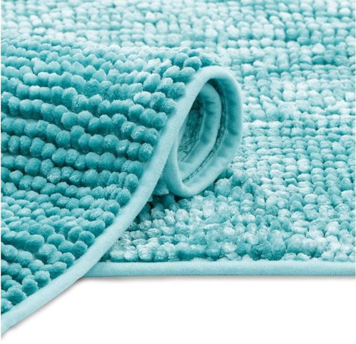 Bathroom mat BALI, turquoise, 60x90 cm Mybesthome - Bath Mat - Main image