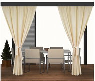 MyBestHome MIAMI cream 155x220 cm, (price for 1 piece) - Drape