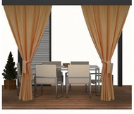 MyBestHome MIAMI coffee 155x240 cm (price for 1 piece) - Drape