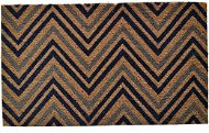 Lábtörlő M. A. T. Group szőnyeg PVC + kókuszdió 45 × 75 cm Zigzag - Rohožka