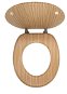 NOVASERVIS Záchodové prkénko dřevěné - bambus - Záchodové prkénko