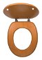 NOVASERVIS Záchodové prkénko dřevěné - světlý ořech - Záchodové prkénko