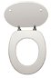 NOVASERVIS Záchodové prkénko dřevěné - bílé - Záchodové prkénko
