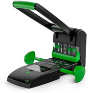 Novus Punch B 2200 re+new, 200 sheets, black-green - Paper Punch